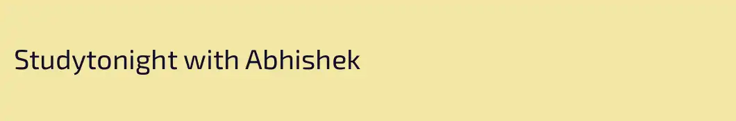 Studytonight with Abhishek
